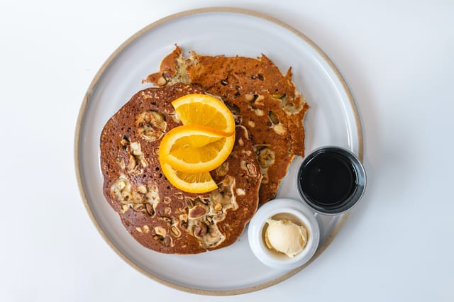 Banana Nut Pancakes.