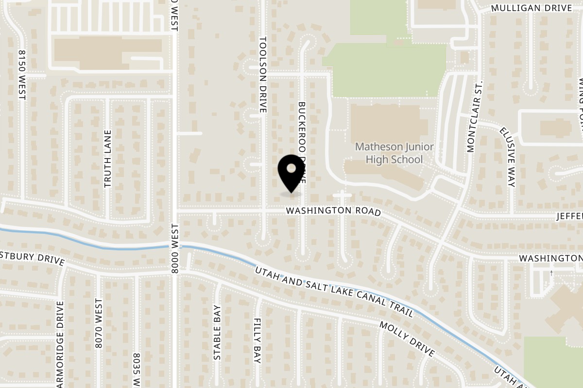 Map showing the location of The Freshery Magna on 3670 Buckeroo Dr in Magna